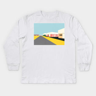 Desert Warehouses Kids Long Sleeve T-Shirt